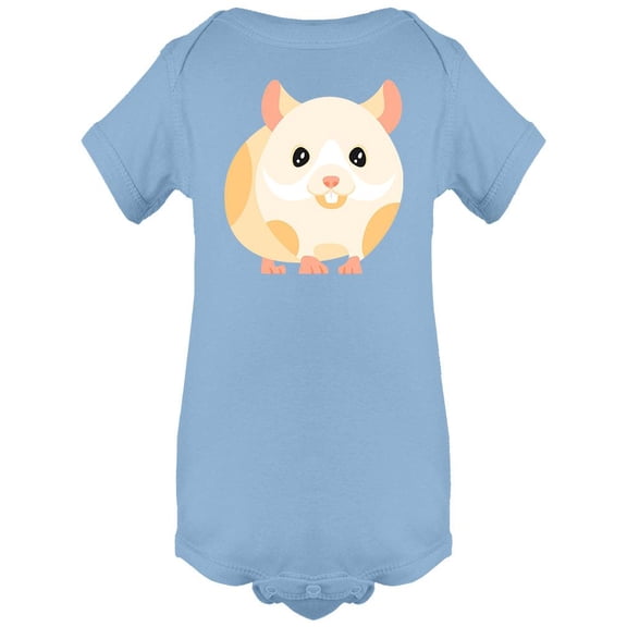 Smiling Hamster Cartoon Bodysuit Infant -Image by Shutterstock, 24 Months