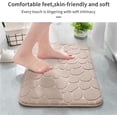 thumbnail image 2 of Alfombra de baño de espuma viscoelástica YIHOUSE Cobblestone, supersuave, gris, 2 of 6