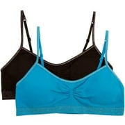 Angle View: Fruit of the Loom Girls Seamless Bra 2-Pack, Sizes 28-30