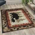 thumbnail image 2 of Flash Furniture Ursus Rectangular Rustic Green, Black, Beige, Brown Area Rug, 4' x 5', 2 of 7