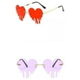 thumbnail image 1 of 2 gafas de terre de moda en apariencia de que viajan gafas únicas sin marco, 1 of 5
