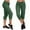 Army Green, variant on Capri Yoga Pants for Women Loose Drawstring Pajama Pants Workout Running Cropped Trousers with Pockets