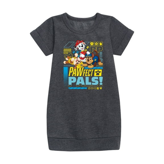 Paw Patrol - Pawfect Pals - Toddler & Youth Girls Fleece Dress