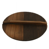 Kitchen Multi-Functional Wooden Pot Cover Handle Pan Lid Eco-Friendly Anti-Scalding Wood Baking Lids 30cm