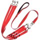 thumbnail image 3 of Correa para perro (roja), 1 Uds., correa para perro, 3 correas desmontables para perro, acoplador Triple ajustable, cuerda de tracción para caminar ER, 3 of 5
