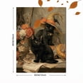 thumbnail image 3 of Blue Frog Gentleman With Hat Decorative Painting Canvas Art Print， Wall Decor for Living Room， Bedroom， Office， Study， Hallway, 3 of 8
