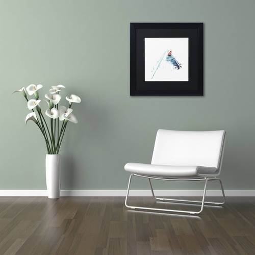 Trademark Fine Art 'From Nowhere To Nowhere' Canvas Art by Robert Farkas, Black Matte, Black Frame
