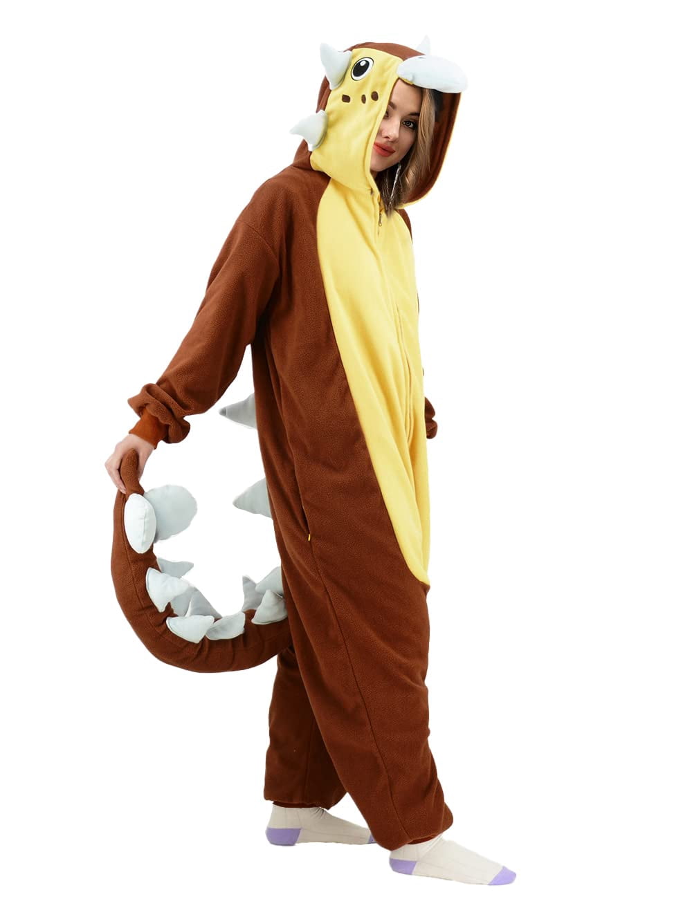 Esel Onesie Für Erwachsene - Plüsch-Kostüm Für Halloween, Cosplay Oder Gemütliche Abende Zu Hause, Größe L