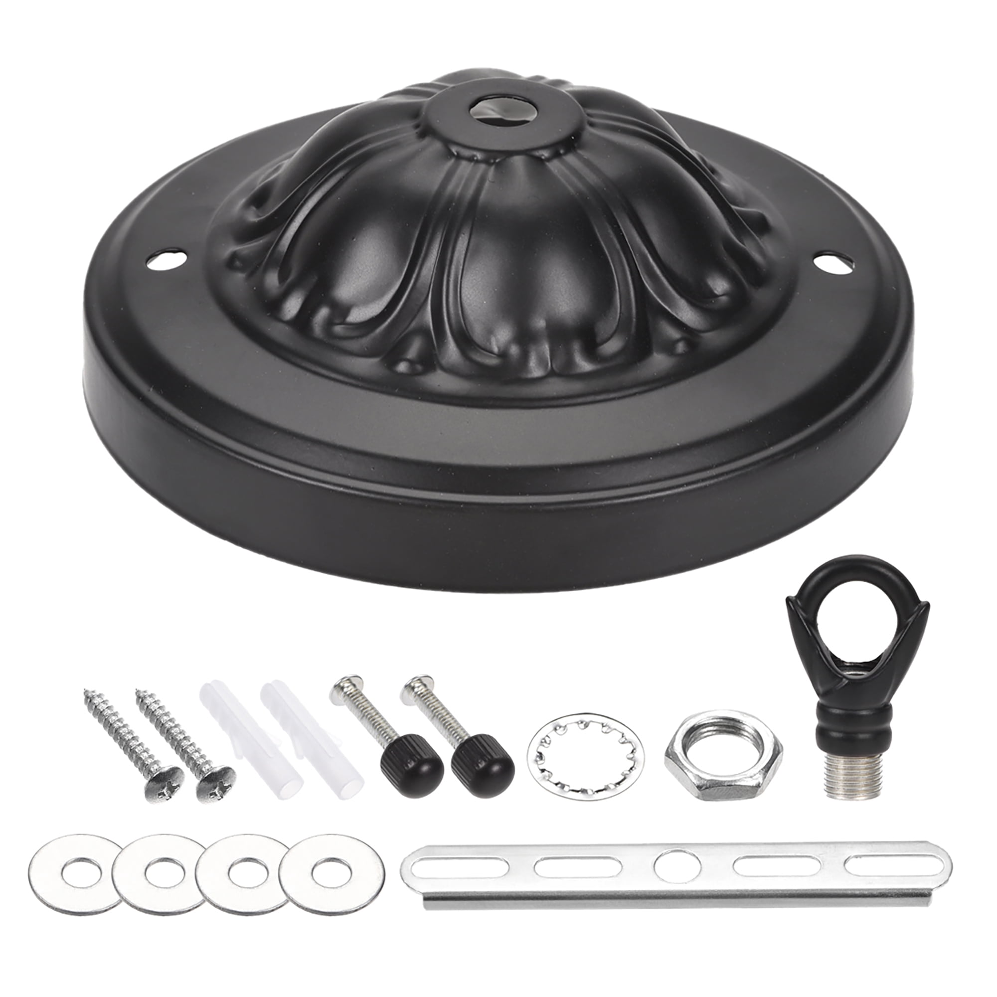 Uxcell 51/8 Inch Ceiling Canopy Kit Pendant Light Plate with Loop Lamp