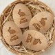 thumbnail image 4 of Wooden Openable Easter Decorations Eggs Hanging Ornaments For Easter Tree Decorations Basket Filler, 4 of 6