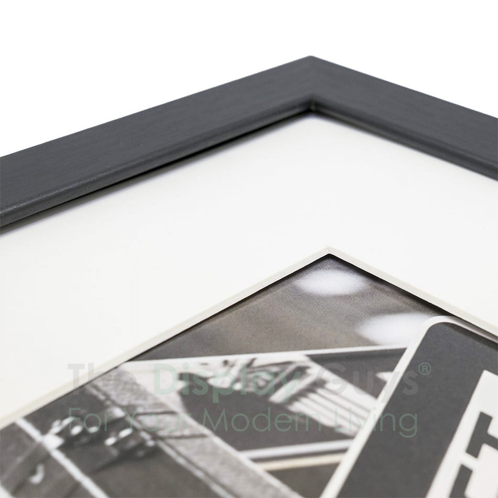 TheDisplayGuys value set of 6 Black 16x20 Picture Frames matted to 11x14 Photos, Plexiglass, Wall Hanging