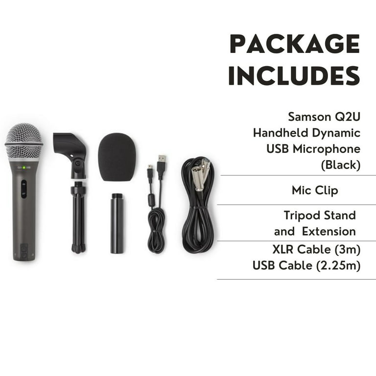 Buy Used Samson Q2U USB Dynamic Microphone