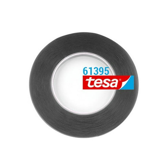 Double-Sided Acrylic Black Tape (10Mm X 25M) (Tesa Model # 61395)