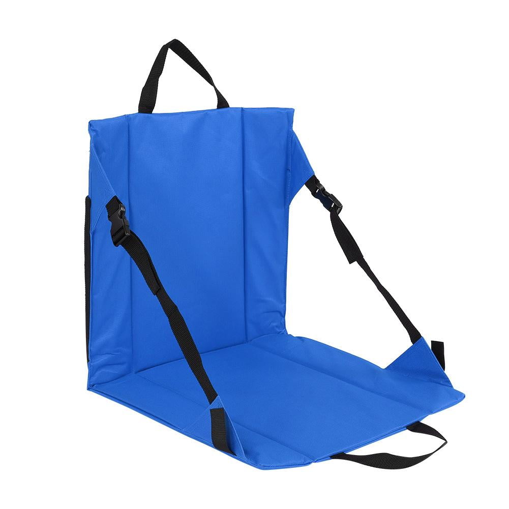 HERCHR Folding Padded Cushion Chair Seat Stadium Bleacher Sport Recliner, Folding Seat, Folding 