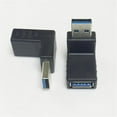 thumbnail image 1 of 90 Degree USB 3.0 Male To Female Adapter Connector Angle HOT Extension, 1 of 8