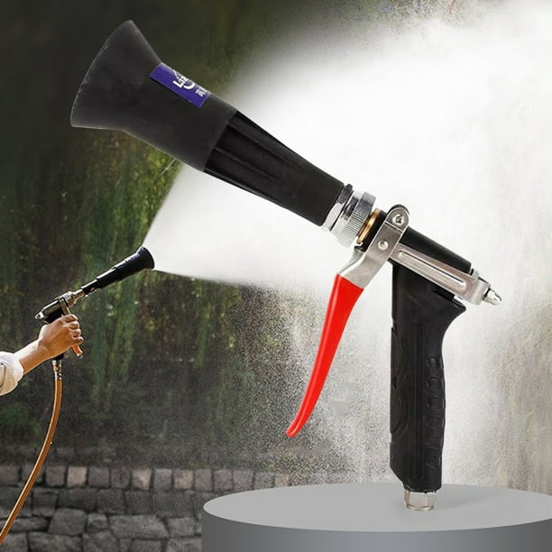 Xihbxyly Pulverizador Atomizador de Alta Presión, Boquilla Resistente Al Viento con Orificios de Cerámica, Modos de Pulverización Ajustables, Uso Eficiente Del Agua, Versátil para Agricultura, Jardin