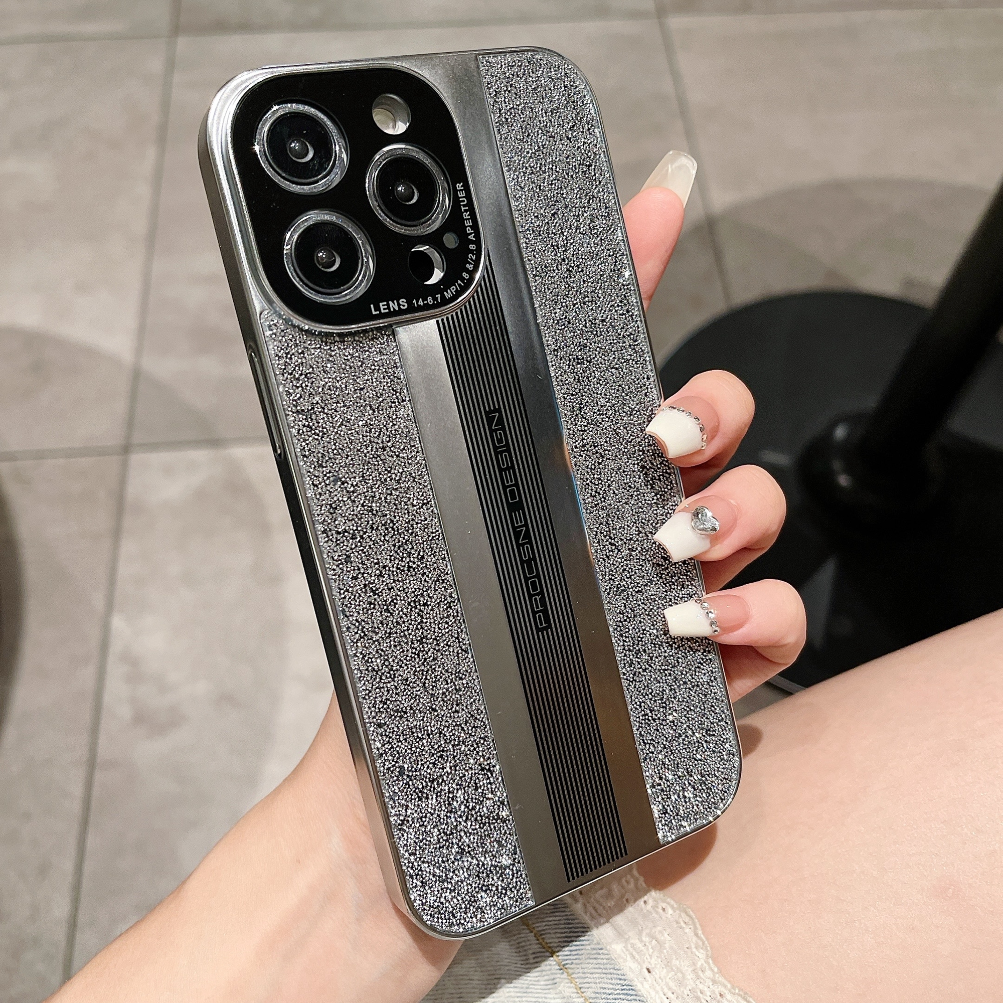 Decase Cover For iPhone 14 Pro,Slim Luxury Business Style Stylish Bling