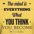 thumbnail image 3 of CafePress - Buddha Saying The Mind Is Everything ... Light T - Men's Classic Graphic T-Shirt, 3 of 4