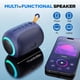 thumbnail image 5 of JYX Altavoz Bluetooth Altavoz Inalámbrico Portátil para Fiestas con Luces RGB Coloridas para Exteriores, Sonido Estéreo Fuerte, L5-Blue, 5 of 6