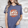 thumbnail image 4 of Retro Love Mama Womens Graphic Tee Mom Shirt Novelty Top Casual, 4 of 6