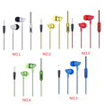 thumbnail image 3 of Cateissary Auricular deportivo con cable s Supergraves de 3,5mm, auricular con micrófono, manos libres, para MP3, MP4 Cables de audio/vídeo blanco, 3 of 6