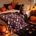 thumbnail image 6 of Halloween Blanket Soft Throw Blanket,Thick Soft Plush Cute Spooky Holiday Plush Blankets for Halloween Home Bed Sofa Couch Chair, 6 of 6