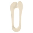 thumbnail image 3 of Ljudmp Women's No Show Tabi Socks Split Toe Socks Non-Slip Liner Socks for Flip Flops Silicone Heel Grip Low Cut Cotton Sock Beige, 3 of 3