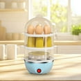 thumbnail image 2 of LLDYYDS Electric Egg Cooker Boiler Maker Soft, Medium or Hard Boil, Egg Capacity Two Layer Egg Maker,Egg Steamer,With Automatic Shut, 2 of 4