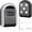 Gray+Black, variant on Magnetic Key Holder with Lock, Magnet Key Lock Box Hidden Under Car, Secure 4-Digit Combination with Resettable Code For for Indoor, Outdoor Store Car Key, Door Key (Black)