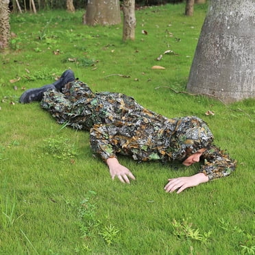 WALLY SKY Ghillie Suit Yowie Camo - Jacket & Pants Set - Hunting Tactical Gear