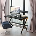 thumbnail image 2 of Costway Gaming Desk Computer Desk PC Laptop Table Workstation Home Office Ergonomic New, 2 of 10