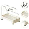 thumbnail image 6 of Kuntesetty Pot Lid Organizer,Pots Pans Organizer for Cabinet,Stainless Steel Holder Rack for Pots and Pans,Cutting Boards Baking Sheets white silvery, 6 of 9