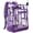 Purple, variant on Clear Backpack Heavy Duty - Clear Backpacks with TSA Lock Transparent See Through Bookbag for School, Work, College, Travel - Blue