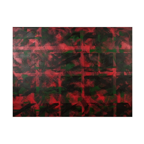 Canvas Wall Art - Roxy Wuz Here 'Built Black' Wall Art for Living Room, Bedroom, or Office Décor by Trademark Fine Art - 19 x 14 Inches