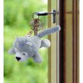 thumbnail image 6 of Puzzled Wolf Plush Keychain Stuffed Animal Toy - Soft Plush Wild Life Animal Grey Wolf Charm Keyring, Cute Decorative Plush Toy Accessory Fun Buddy for Kids Bag, Purse, Backpack, Handbag - 4 Inches, 6 of 8