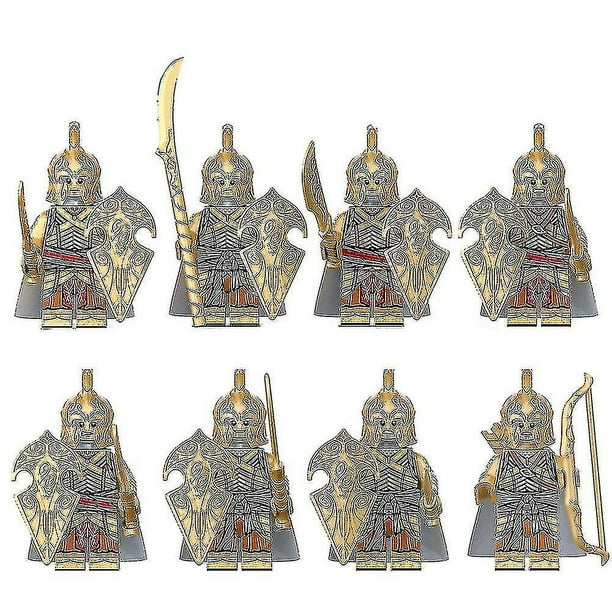 2024 New 8pcs The Lord Of The Rings Movie Noldor Warrior Guard Building Block Minifigures