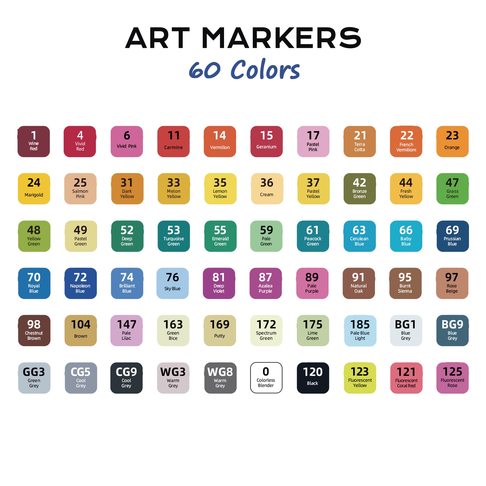 Best Colored Marker Sets for Artists –
