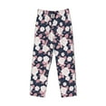 thumbnail image 4 of Xecao Leaves Flower Men's Straight Lounge Pajama Pants: The Ultimate in Comfortable Sleepwear, 4 of 9