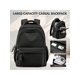 thumbnail image 1 of School Laptop Backpack: Leisure Black Laptop Backpack With Adjustable Straps - Large Capacity Casual Shoulder Book Bag For Travel School Sports, 1 of 3