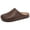 Brown, variant on Women's EVA Clogs Garden Shoes Slip-on Indoor Outdoor Lightweight Comfort Soft Cushioned Insole with Arch Support Slip Resistant Sandals（Black 6）
