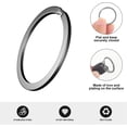 thumbnail image 4 of 60PCS Key Rings Bulk,Flat Keychain Ring Split Key Ring for Home Car Keys (0.98INCH, 1.10INCH, 1.25INCH, 1.37INCH)(Gun Black), 4 of 5