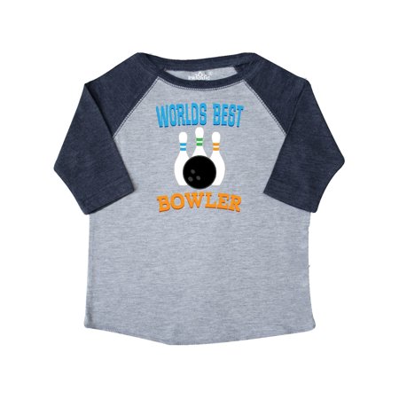 Bowling Worlds Best Bowler Sports Toddler T-Shirt (Best Boxing Camps In The World)