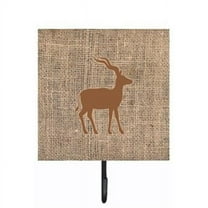 Carolines Treasures BB1121-BL-BN-SH4 Deer Burlap and Brown Leash Or Key Holder