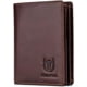 thumbnail image 1 of BULLCAPTAIN Cartera de Cuero Genuino con Bloqueo RFID de Gran Capacidad Negro QB-027, 1 of 12