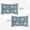 thumbnail image 2 of Pofeuu Funny Pig Faces Print Polyester Microfiber Plush Pillowcases, Super Soft and Cozy Pillow Case Covers with Envelop Closure（Pillow core not included）-20"x30", 2 of 6