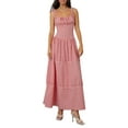 thumbnail image 1 of SUNSIOM Robe d'Été Sans Manches pour Femmes Décontractée à Carreaux Robe de Soirée à Volants pour Cocktail Plage Club Mode Urbaine, 1 of 6