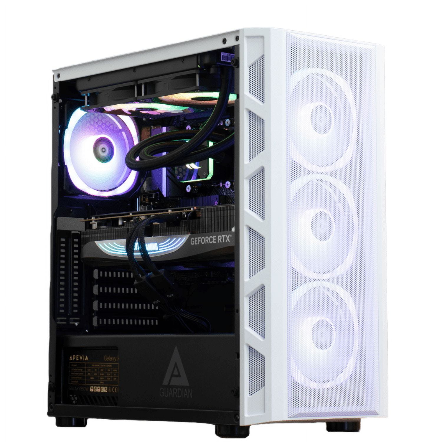 RTX4070 i5-12600kf 32GB 感じとれる ARGB純白ゲーミングPC