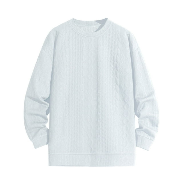 TIMIFIS Chandails à Col Rond pour Hommes EcoSmart Chandail à Capuchon, Chandail en Molleton de Poids Moyen, Chandail à Capuchon à Enfiler pour Hommes Printemps