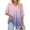 #A08-Light pink, variant on Womens Tops Plus Size 4x-5x Sexy V Neck Tunic Shirts Gradient Print T-Shirt 3/4 Sleeve Tops Pleat Hem Casual Tunic Tops M,Light pink