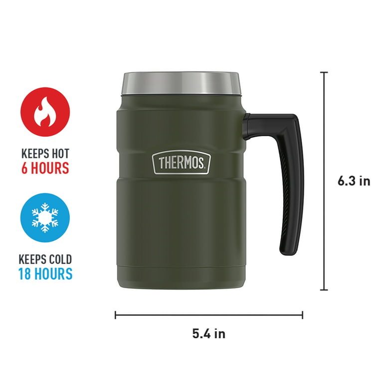 Thermos 16 Oz. Stainless King Vacuum Insulated Coffee Mug - Army